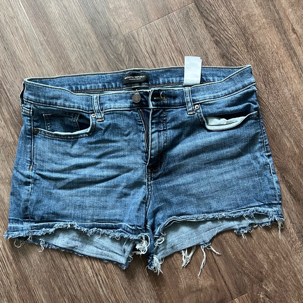 banana republic jean shorts